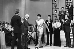 El director Osvaldo Pugliese y su cantante.
